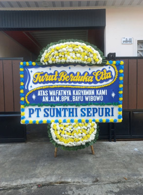 Papan Bunga Duka di Sri Padang